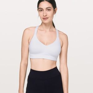 Lululemon Speed Up Bra White C/D Cup Size 6